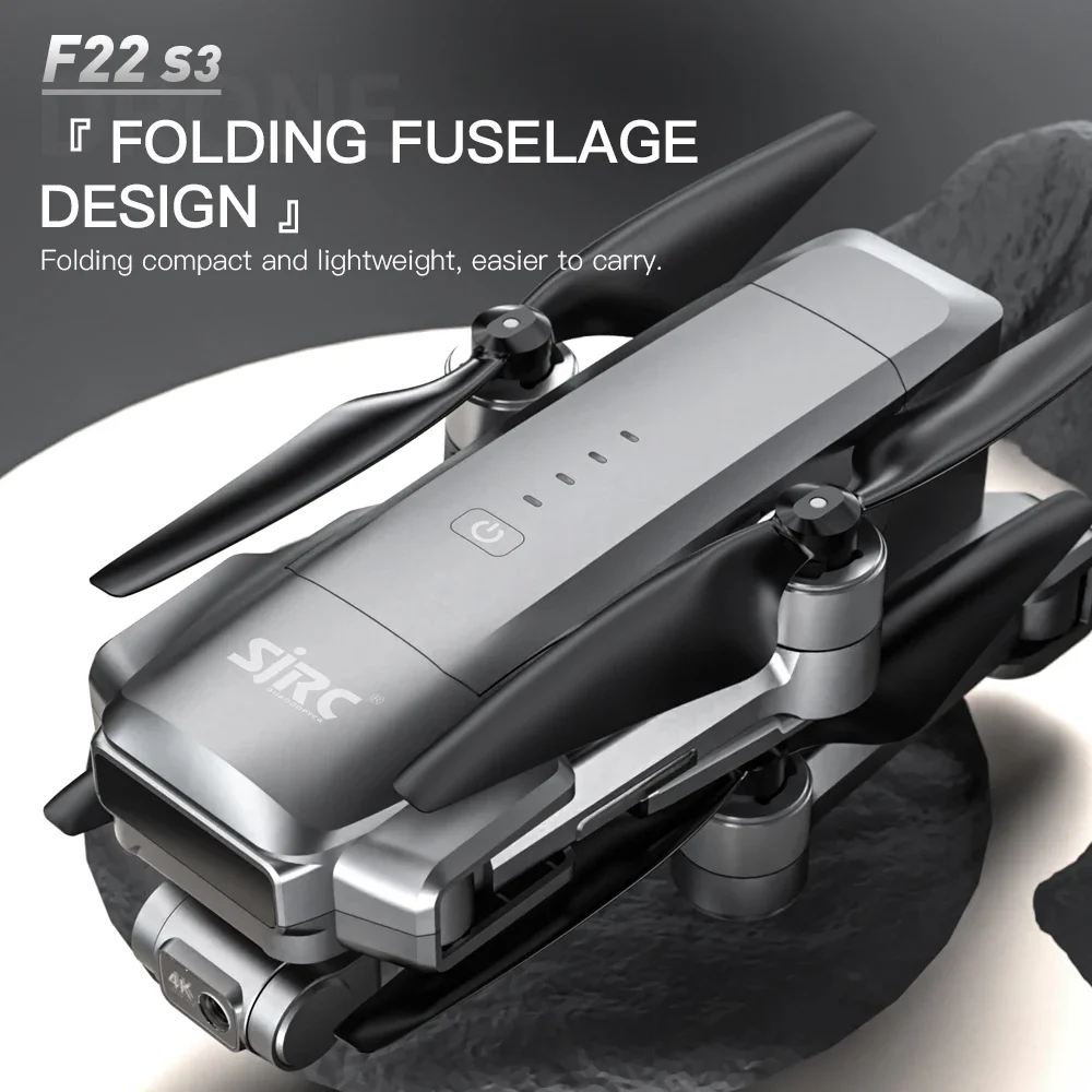Drone Gimbal 3 Axis - Quadricottero RC pieghevole SJRC F22 S3