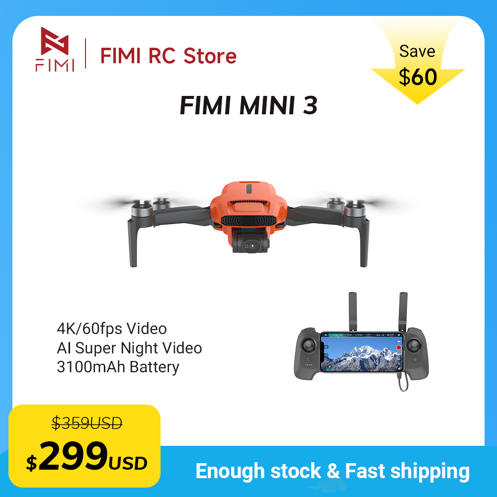 Drone Gimbal Brushless - FIMI MINI 3 Drone con Telecamera
