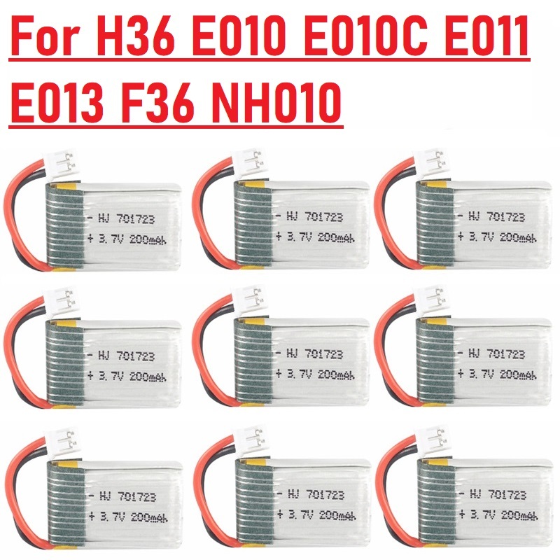 Eachine Drone E010 - 1-20 pezzi Batteria LIPO 3.7v 200mah